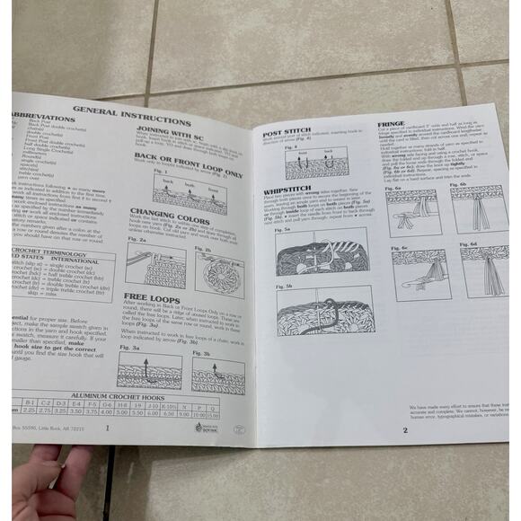 Set Of 3: Afghan Crochet Instruction Books - All Never Used! - Picture 13 of 13
